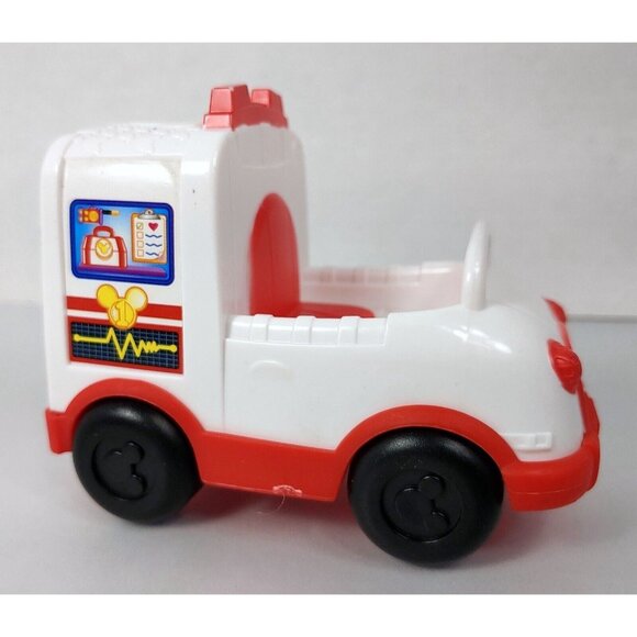 Fisher-Price Mickey Mouse Clubhouse: Donald's Ambulance - 4in. Rolling Vehicle - Picture 4 of 8